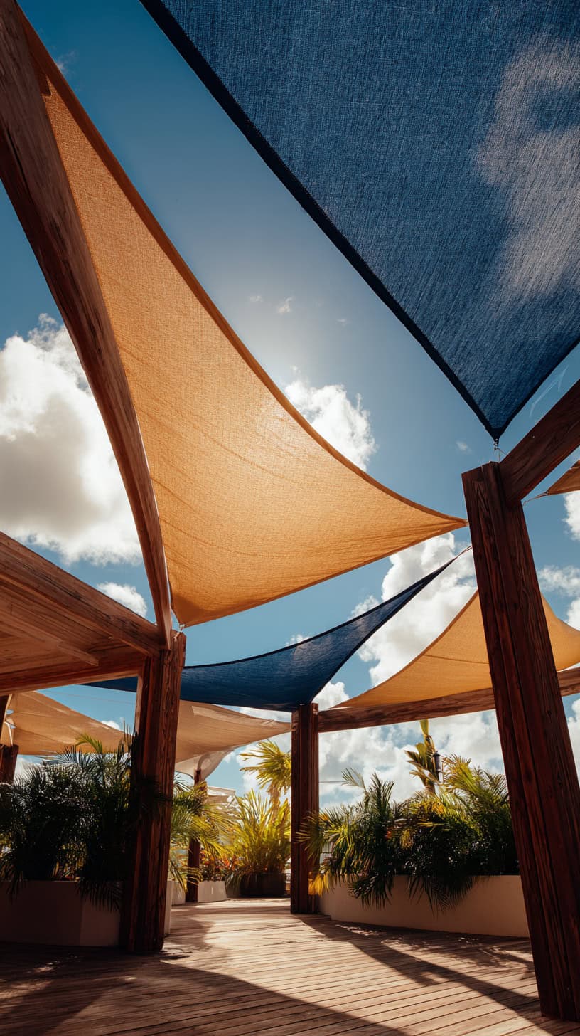Shade Sail Pergola - Image 1