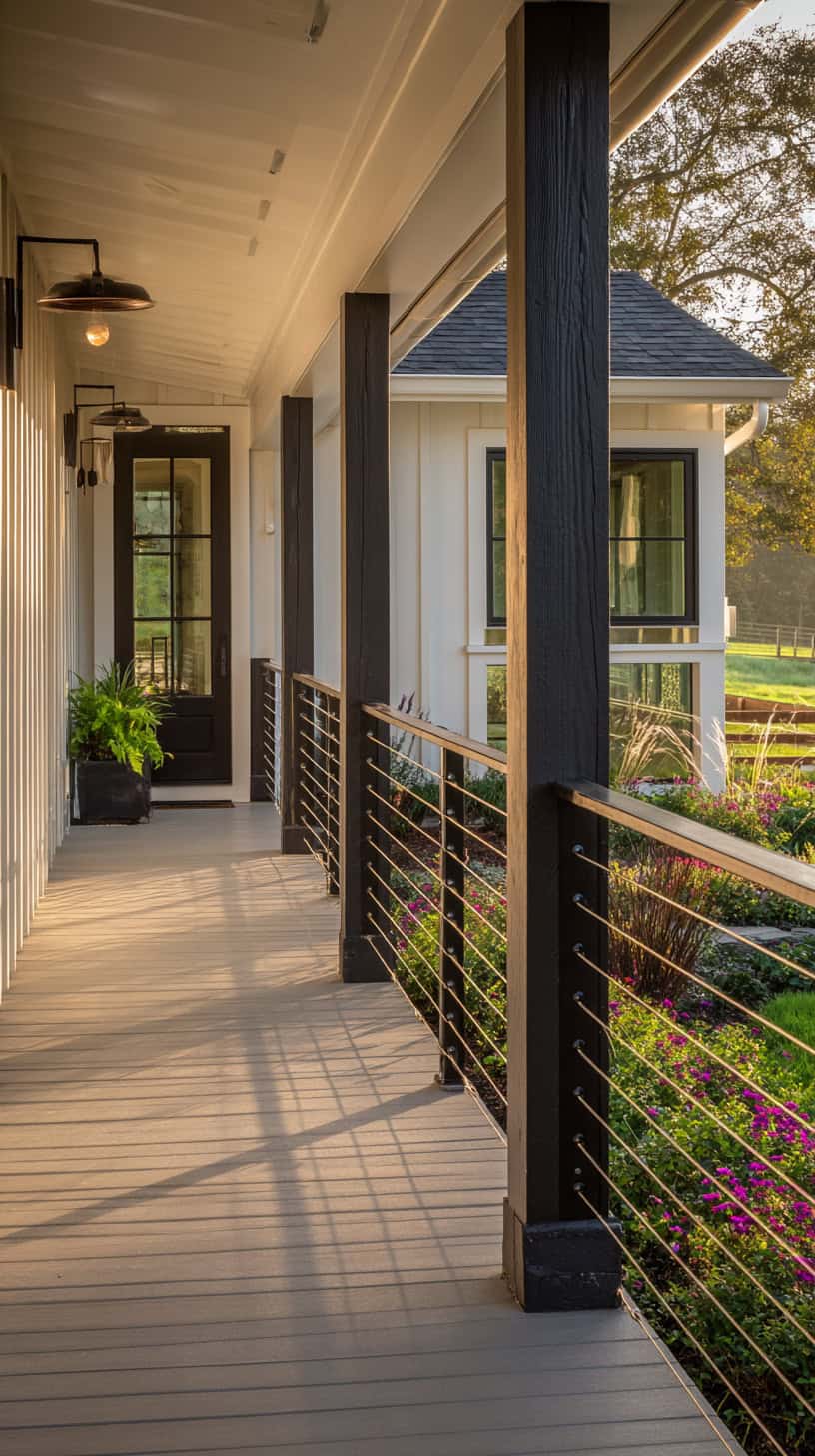 Sleek Cable Wire Railings - Image 2