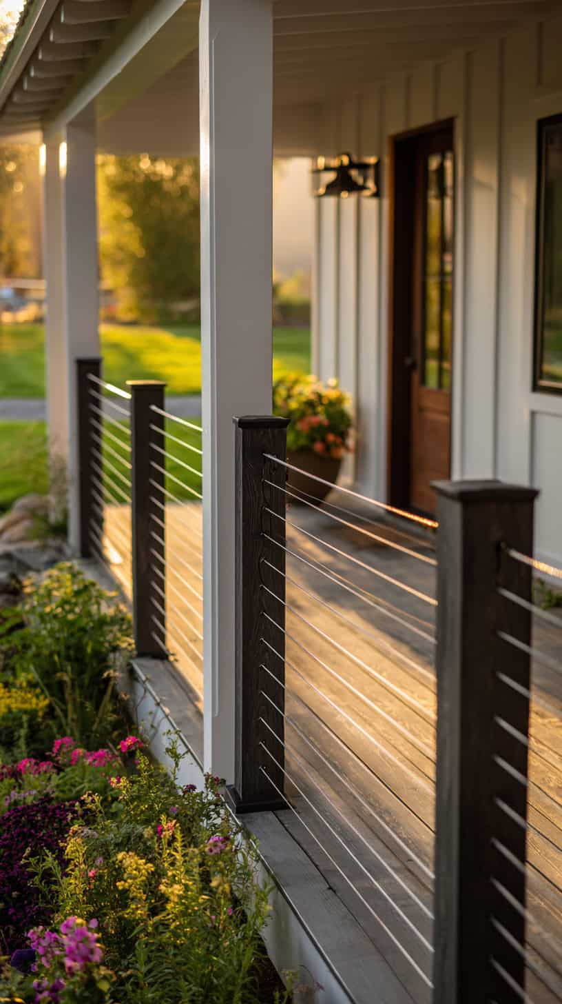 Sleek Cable Wire Railings - Image 1