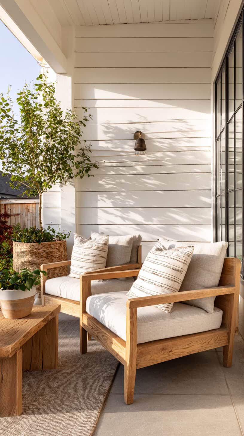 Small Patio Shiplap Wall - Image 2