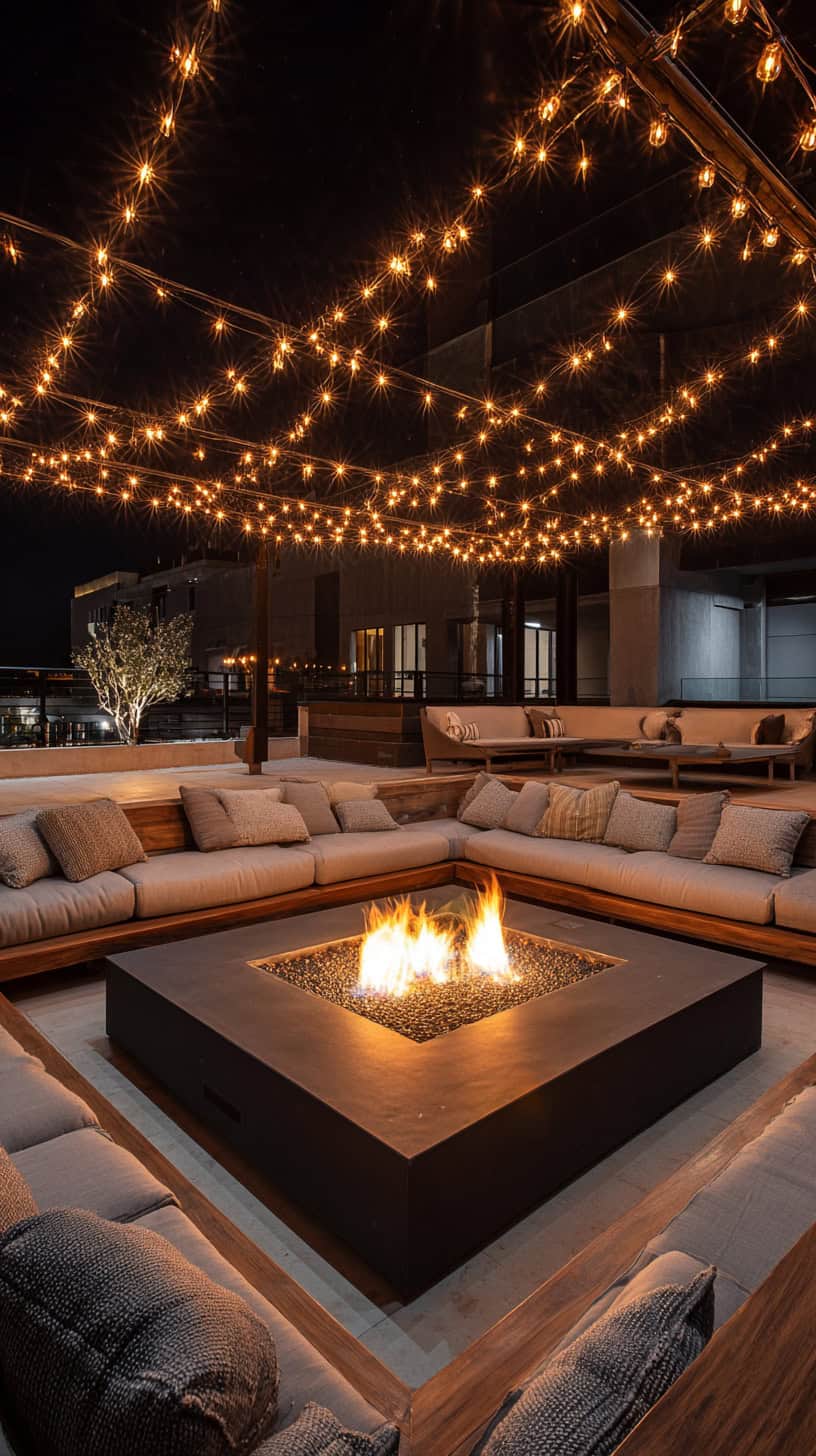 String Light Fire Lounge - Image 1