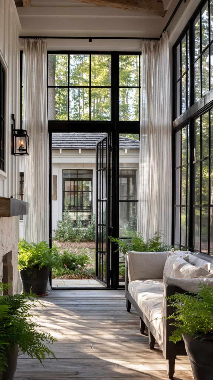 Sunroom-Style Window Screens - Image 1