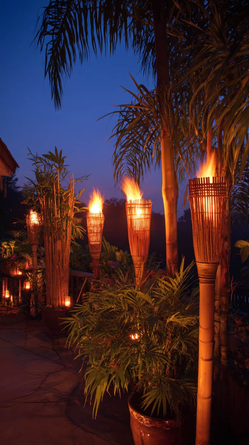 Tiki Torch Lights - Image 1