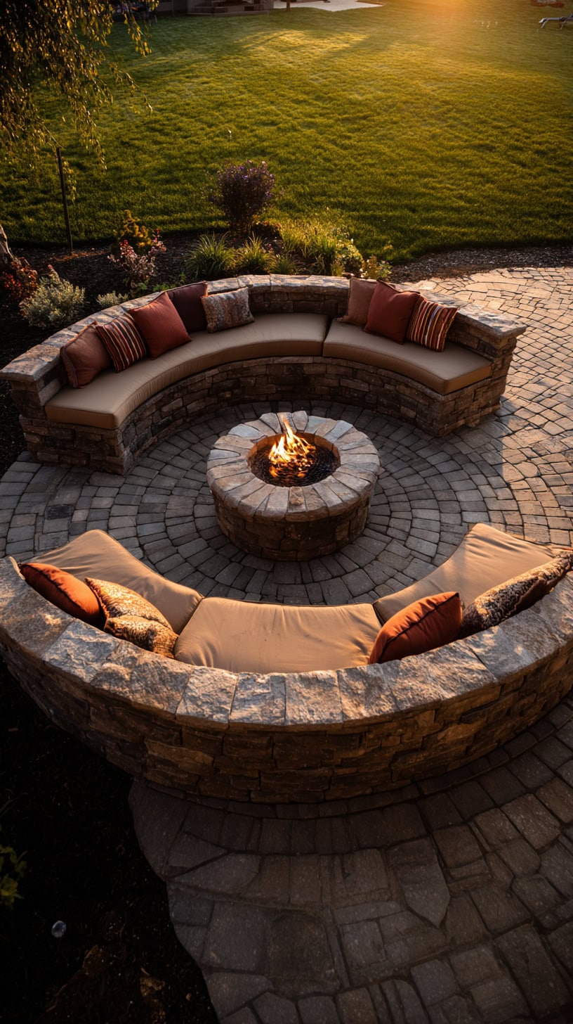 Trending Fire Pit Seating Ideas That Are Kid-Friendly - Image 2