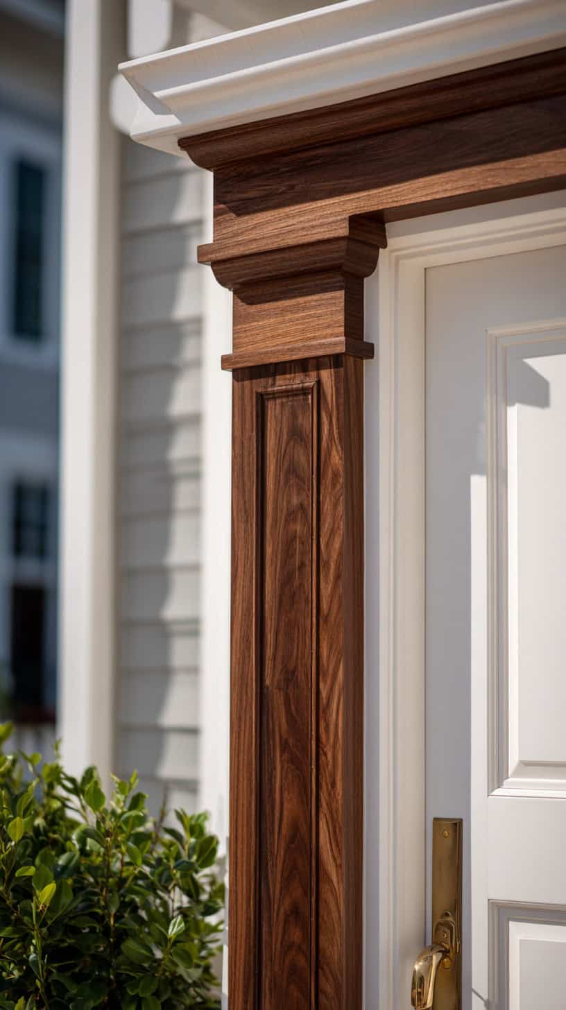 Walnut Wood Door Trim - Image 2
