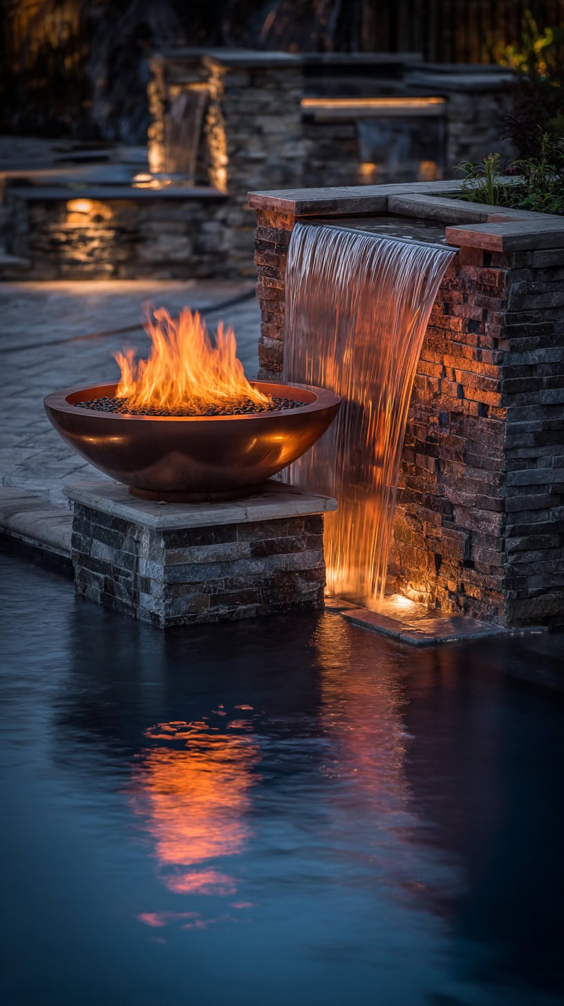 Waterfall Fire Bowl Combo - Image 1
