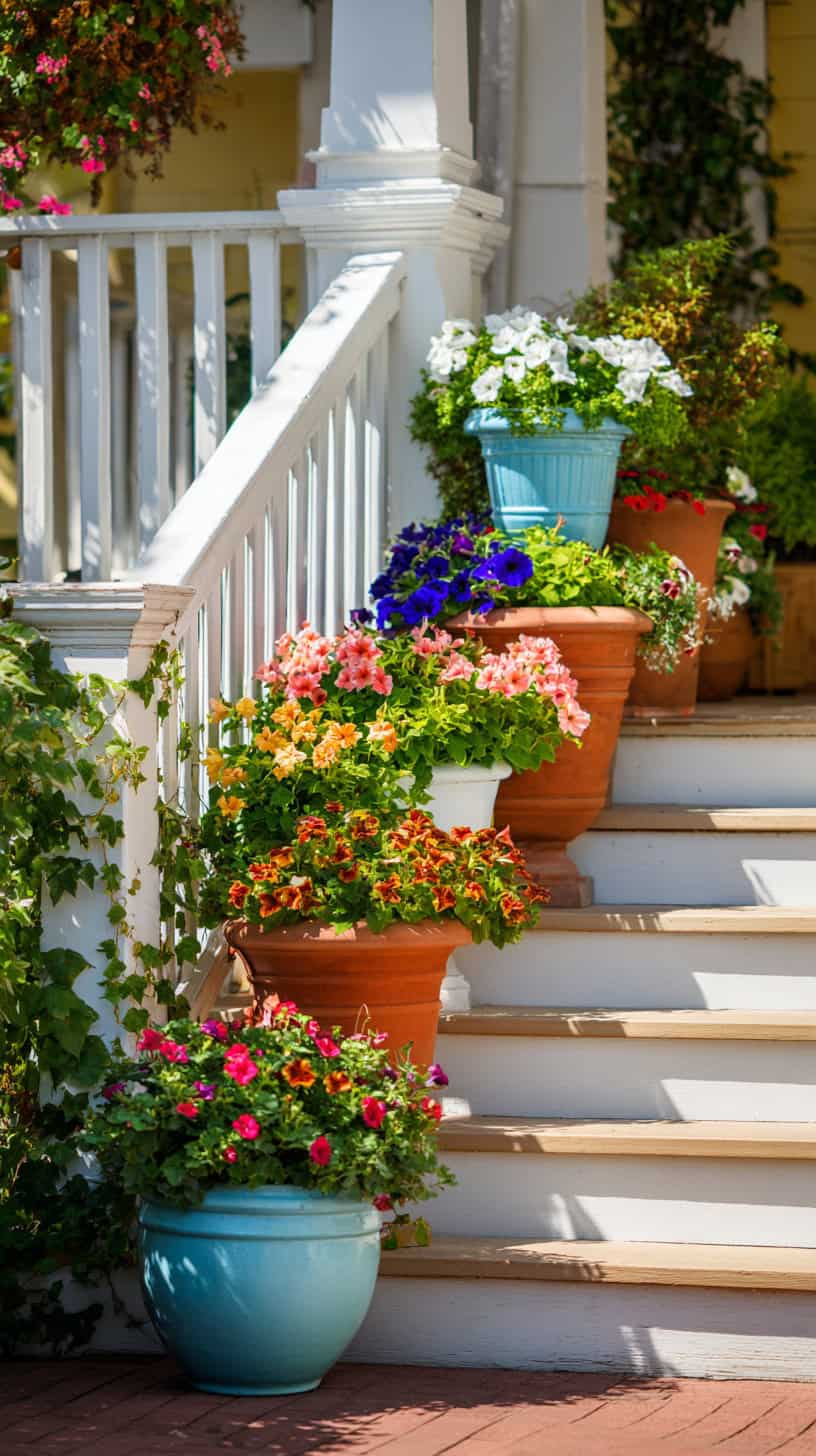 Whimsical Flower Pot Lineup - Image 2