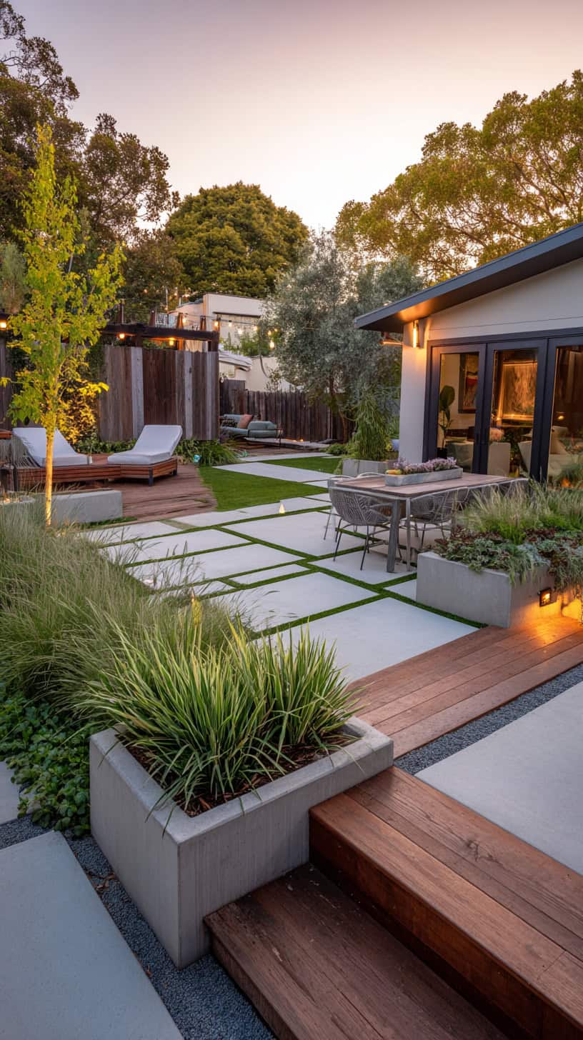 Backyard Modern Design Concepts for a Sleek and Functional Yard ...