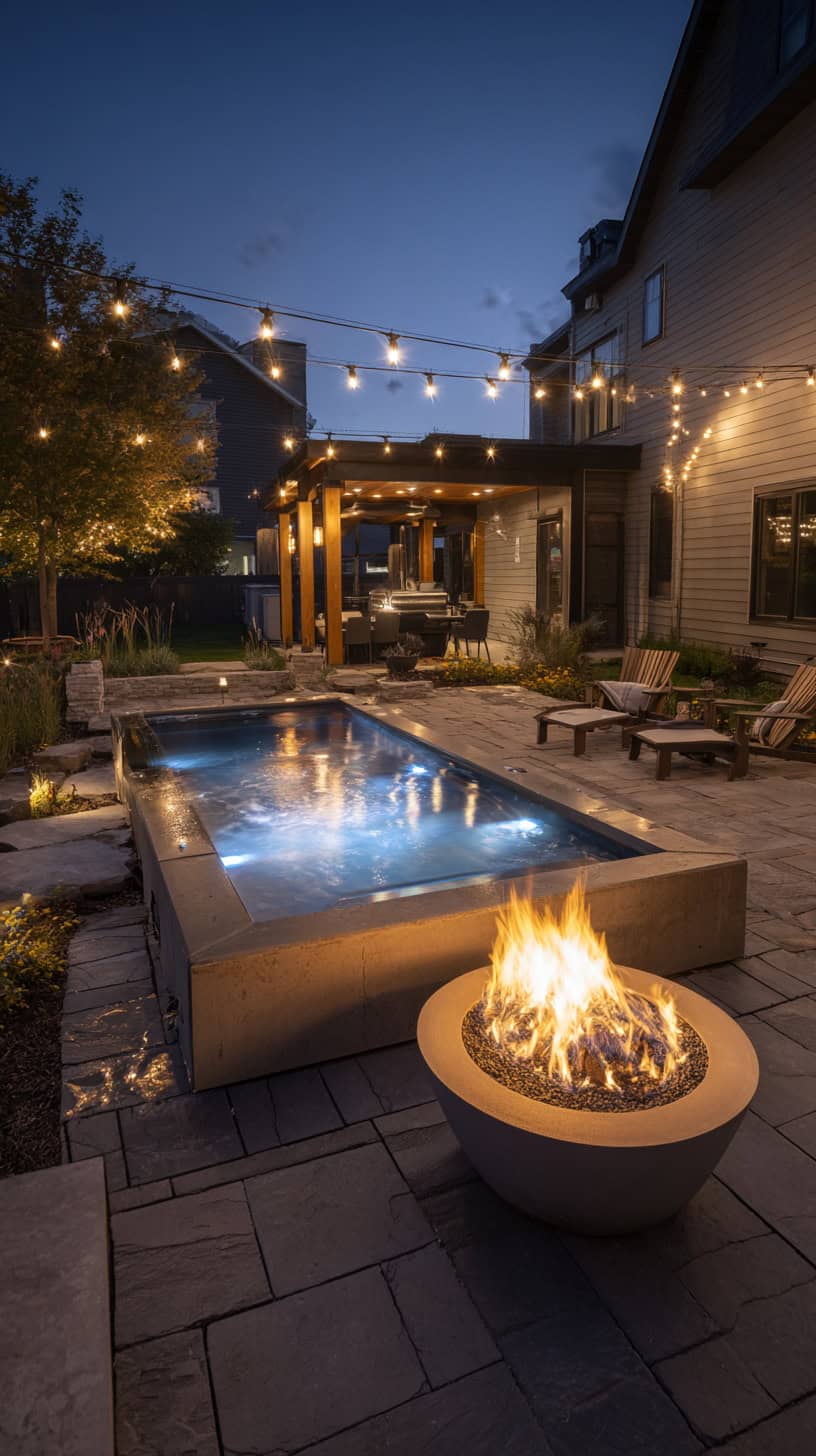 Why Every Mom Needs a Modern Backyard With Hot Tub And Fire Pit - Image 2