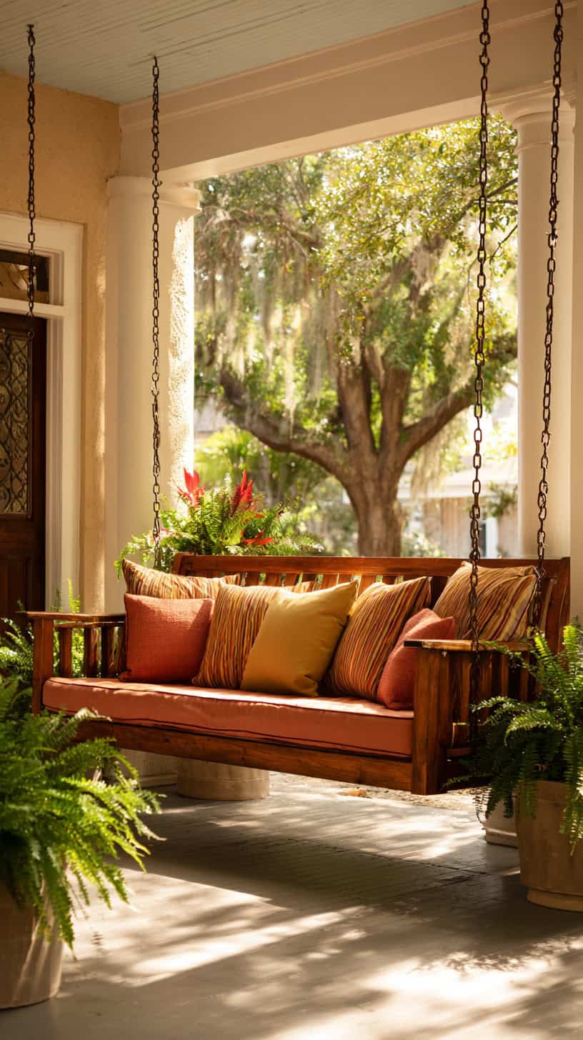 Cozy Swing Seating Nook - Image 1