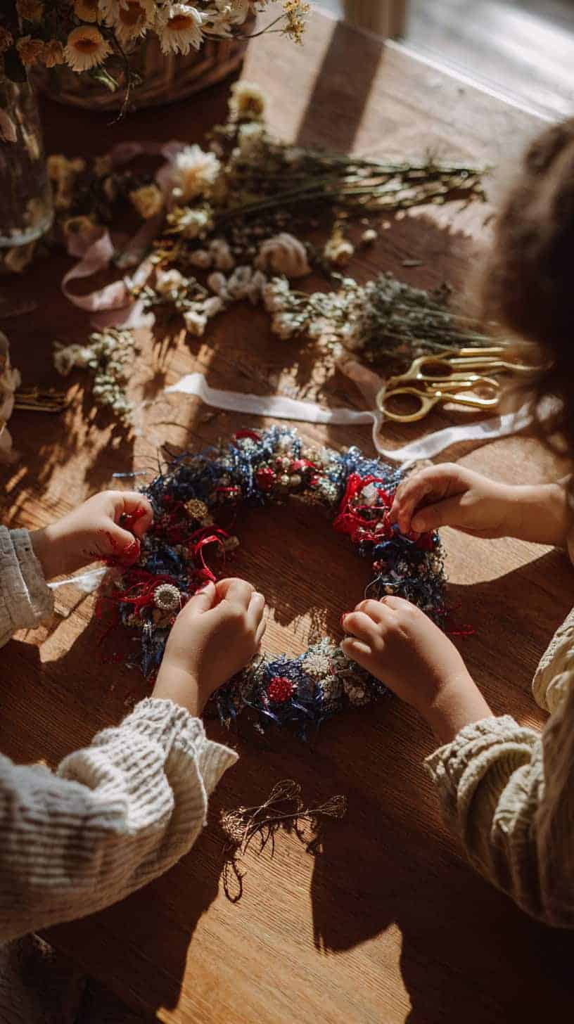 Easy Patriotic Wreath Ideas You Can Make with Kids