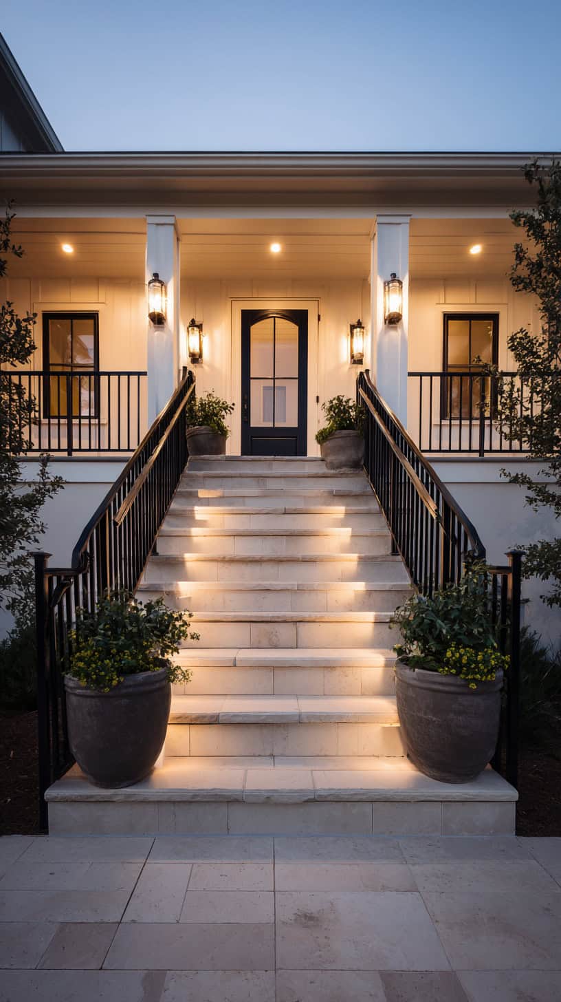 Entrance Outdoor Stairs to House Entrance Magic - Image 2