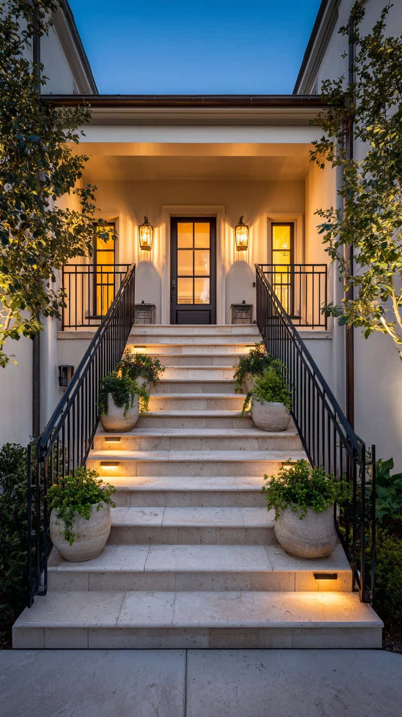 Entrance Outdoor Stairs to House Entrance Magic - Image 1