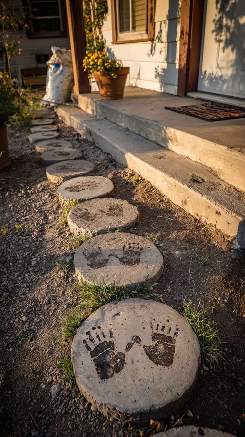 Family Handprint Stepping - Image 1