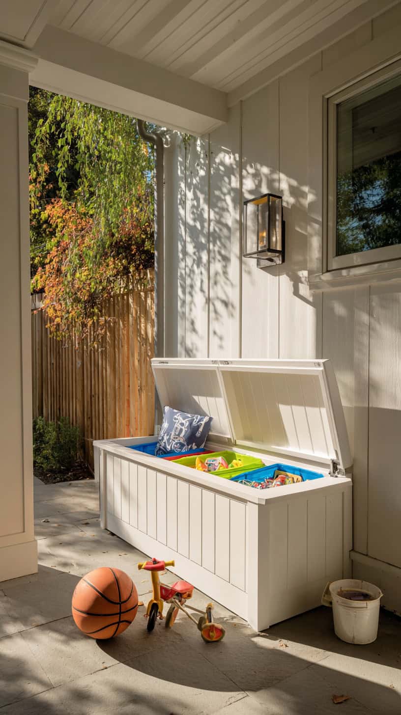 Front Deck Toy Storage Nook - Image 1