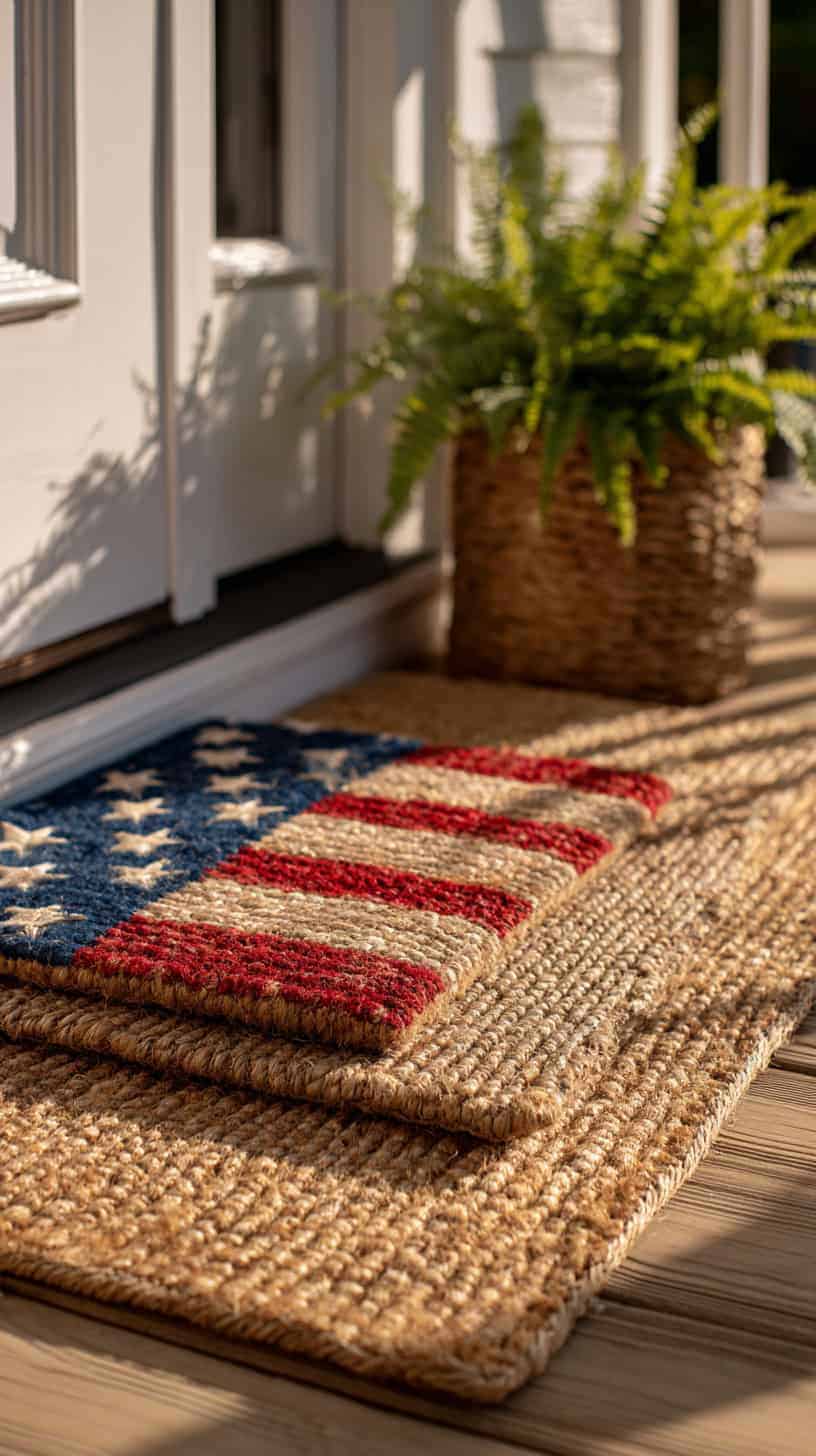 Layered Welcome Doormats