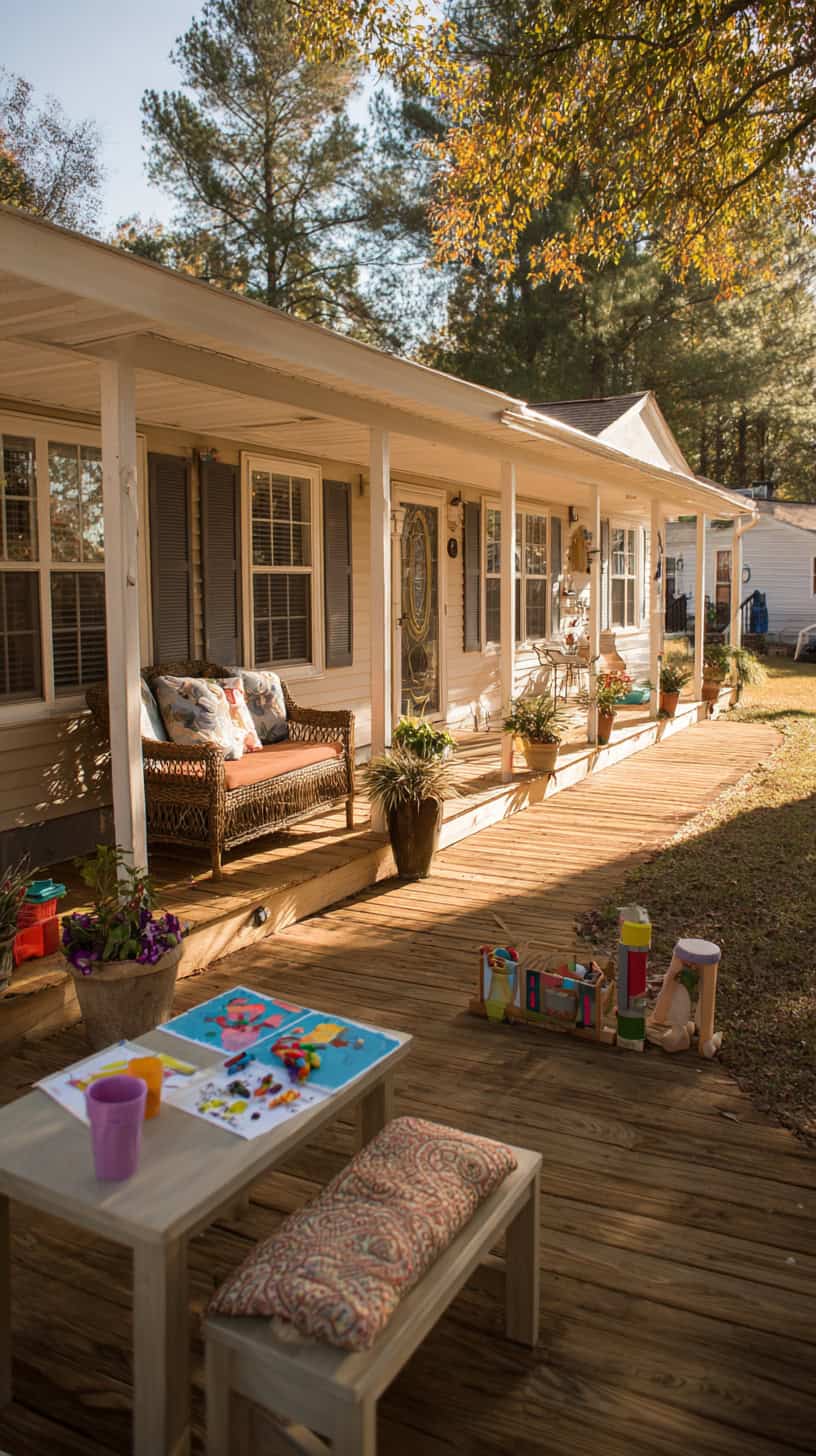 Long Front Porch Ideas for Active Little Ones - Image 1