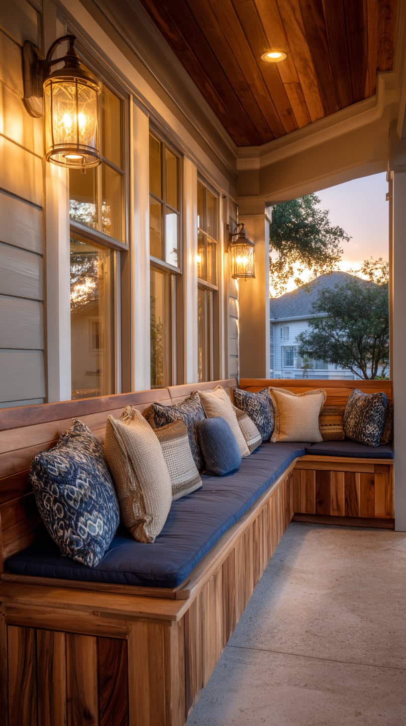 Long Wraparound Family Bench - Image 2