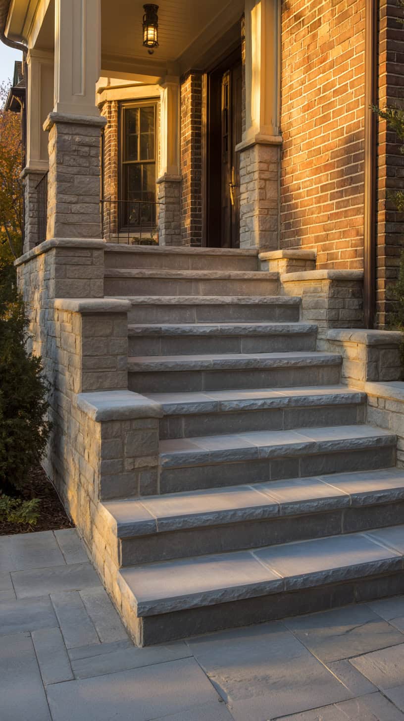 Outside Staircase Design: Exterior Stairs to Front Door - Image 2