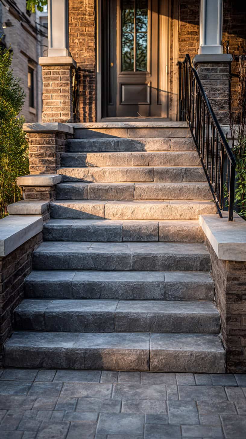 Outside Staircase Design: Exterior Stairs to Front Door - Image 1