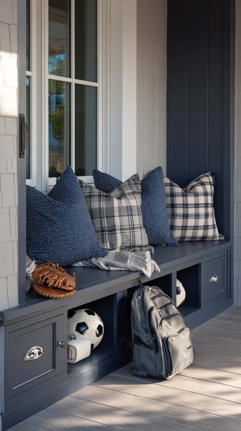 Playful Boy-Friendly Bench - Image 1