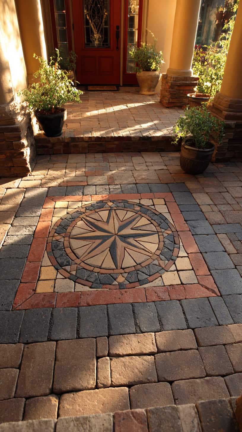 Playful Paver Mosaic - Image 1