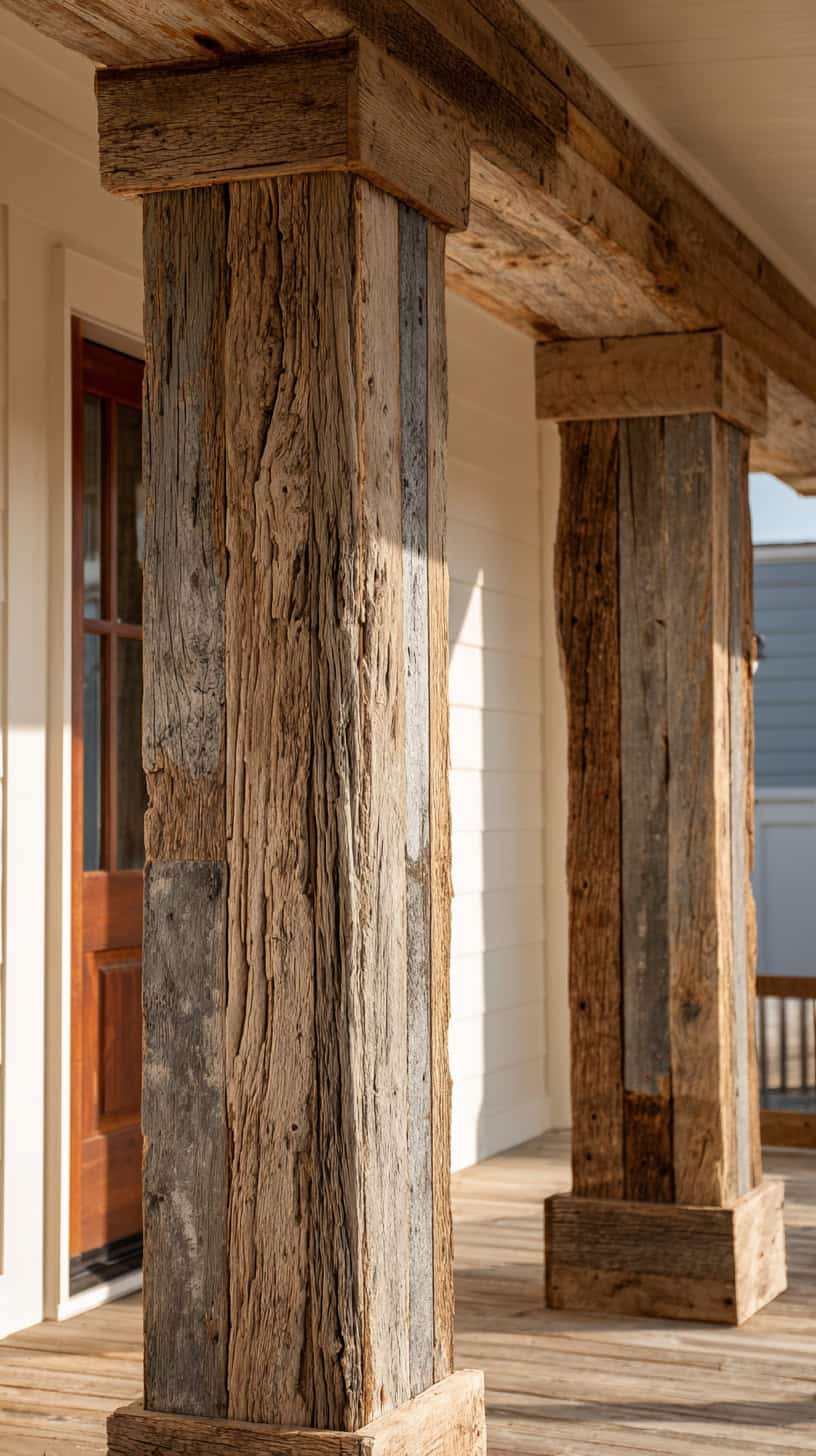 Rustic Farmhouse Column Accents - Image 1