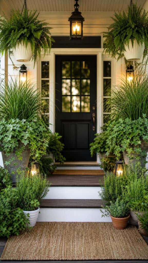 Fresh Greenery and Potted Plants