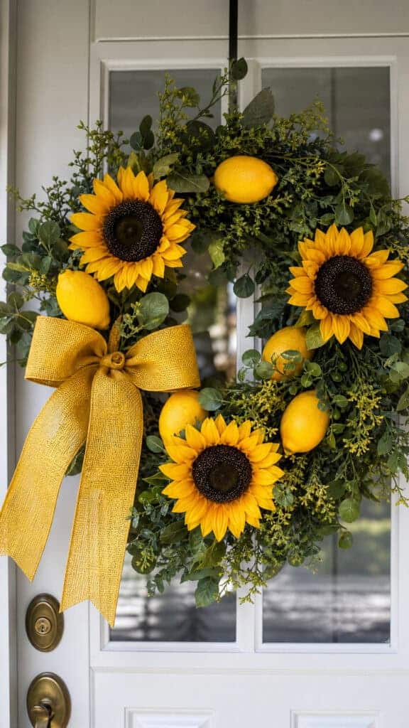 Statement-Making Summer Wreath