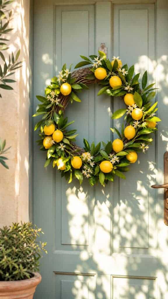 Lemon and Citrus Fresh Wreaths
