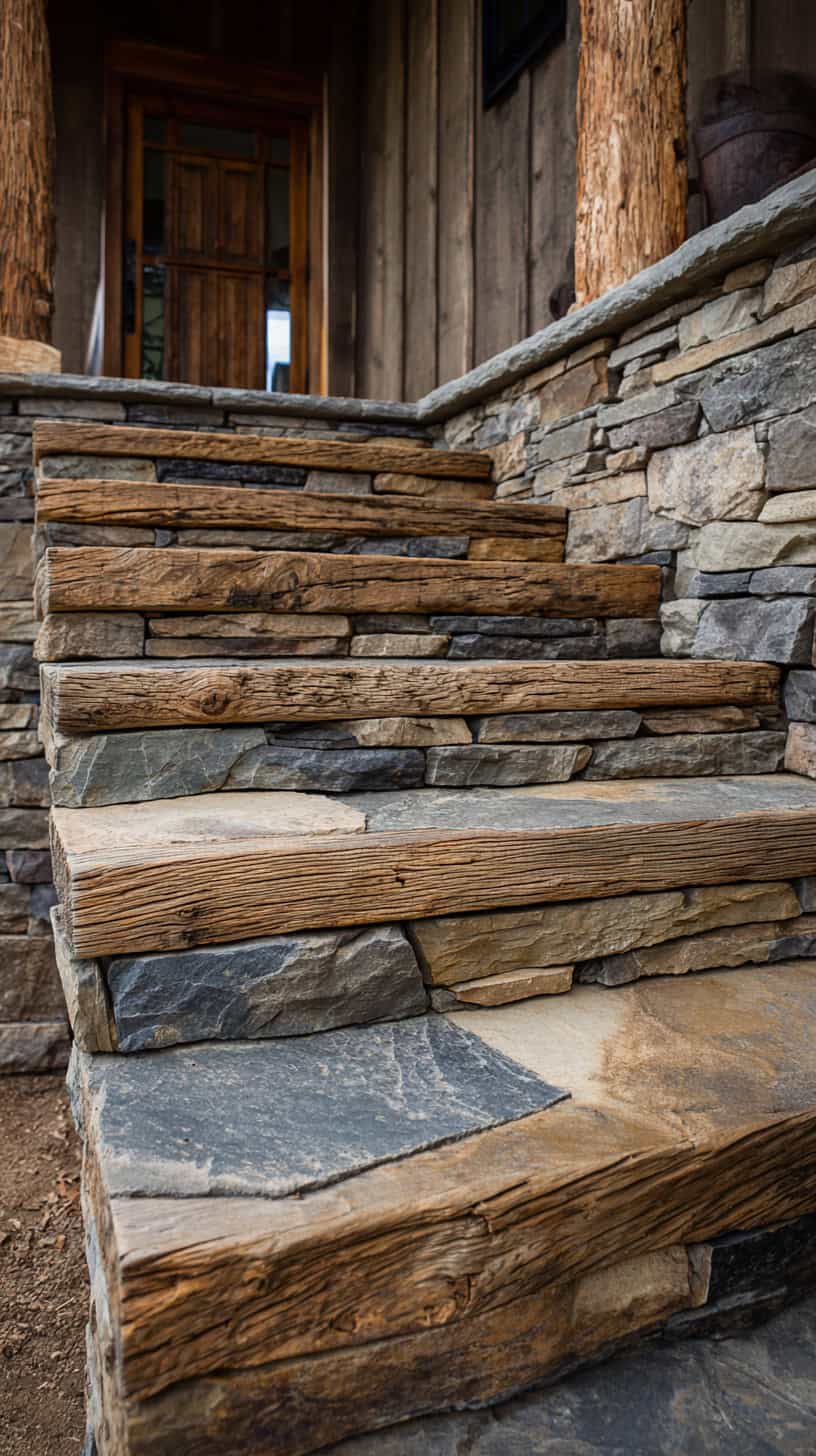 Trending Front Porch Steps Ideas with Rustic Charm - Image 1