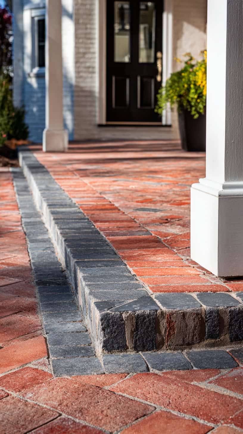 Vibrant Paver Border Edge - Image 1