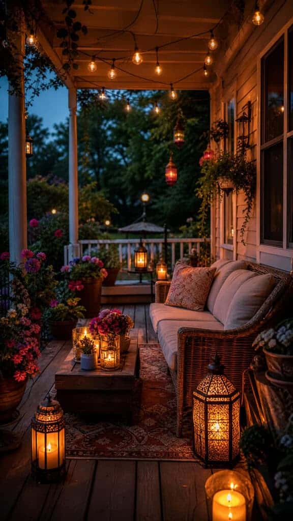 Add Playful Lighting For Evening Magic