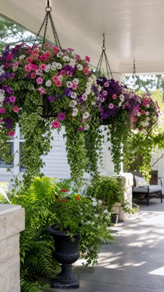 Hanging Baskets for Vertical Interest