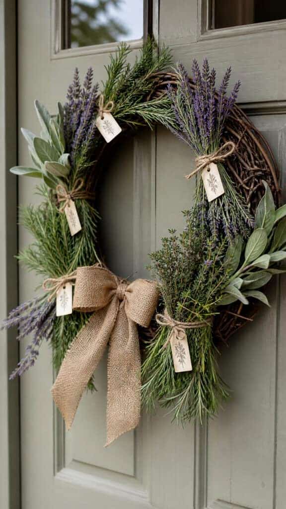 Fresh Herb Garden Wreath