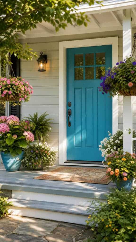 Paint Your Front Door a Bold, Cheerful Color