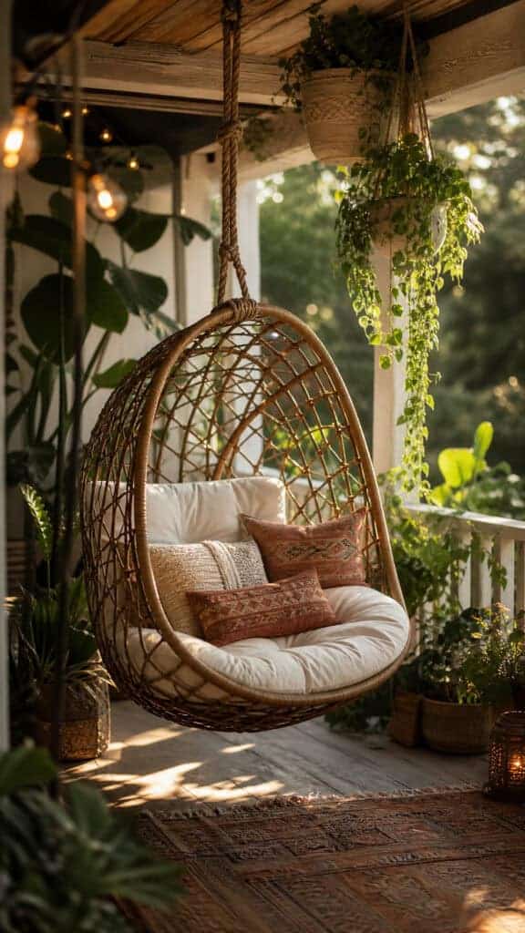 Hanging Rattan Chairs or Swing Seats
