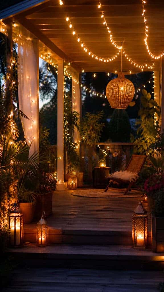 Dreamy Lighting for Evening Ambiance