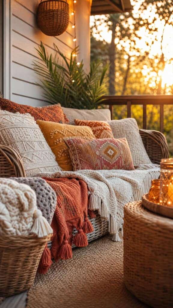 Layer in Cozy Textiles and Pillows