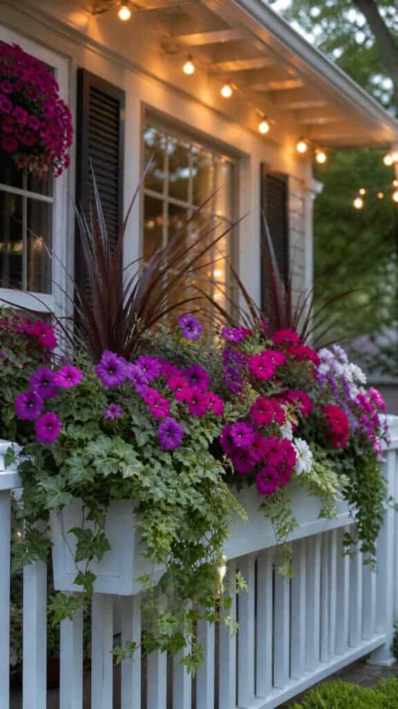 Window Box Style Planters for Cottage Charm