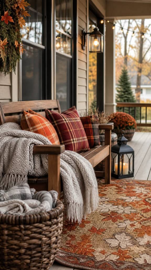 Add Warmth with Cozy Textiles and Seating