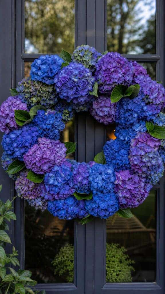 Hydrangea Garden Elegance Wreath
