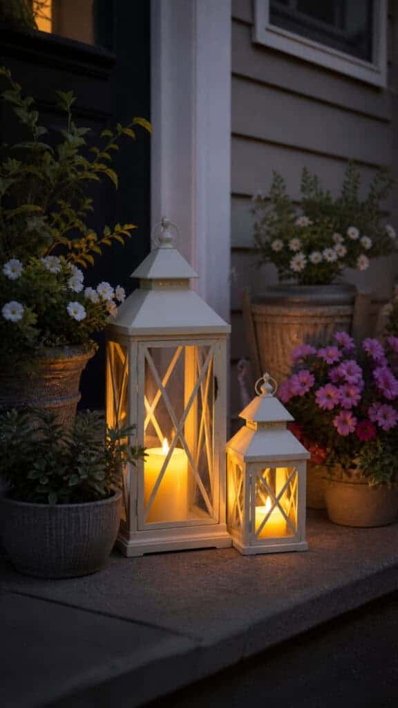 Lanterns With Flameless Candles