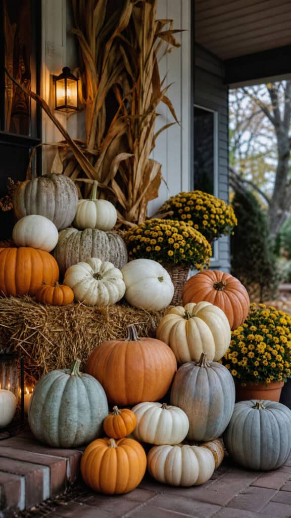 Pumpkin Arrangements That Welcome Guests