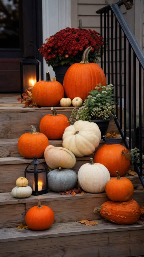 Choosing The Perfect Pumpkins For Your Porch Display