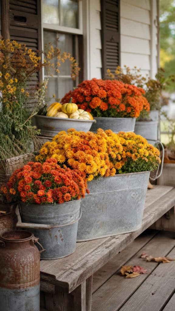 Farmhouse Galvanized Bucket Collection
