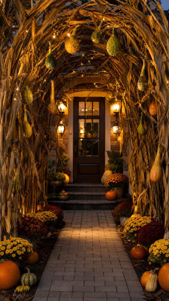 Corn Stalk Archway Entrance