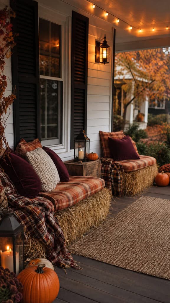 Creating Cozy Seating Areas with Hay Bales
