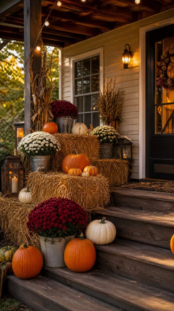 Why Hay Bales Are Perfect for Fall Porch Decorating