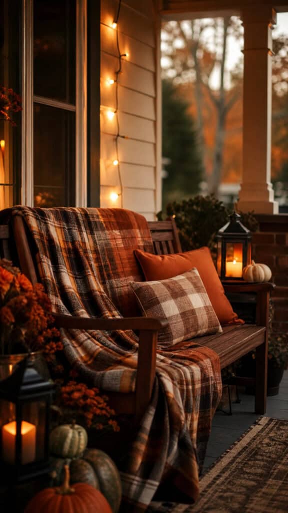 Plaid Blankets And Pillows